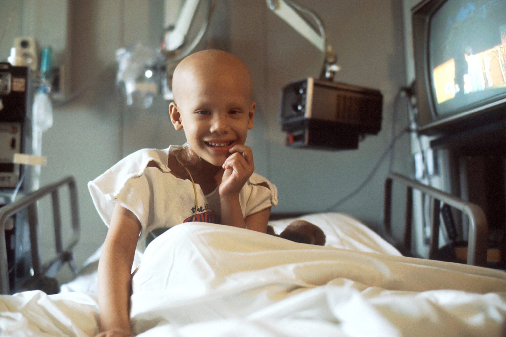 Imagen de un niño enfermo de cáncer